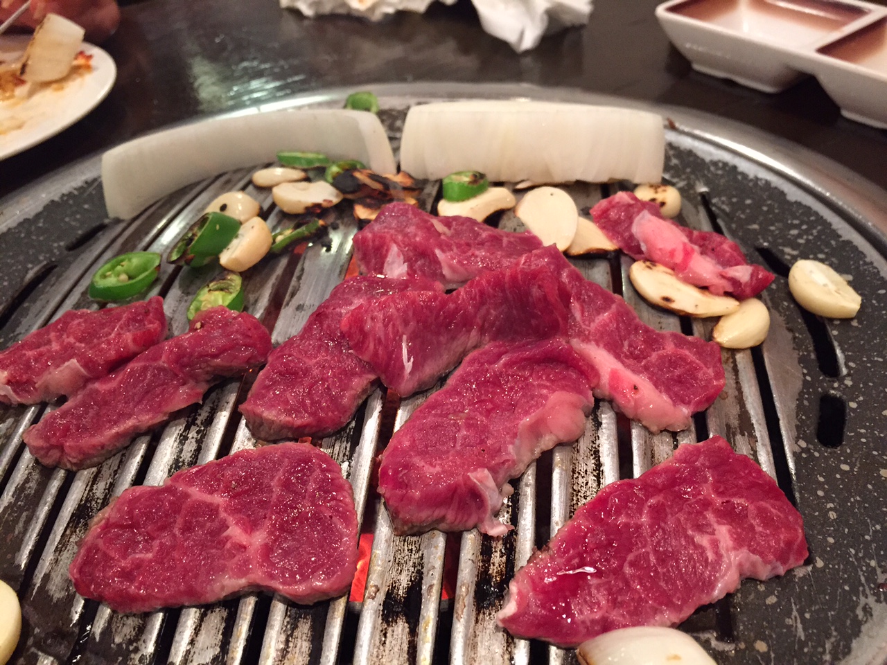 Special cuts of sirloin on the grill. Photo: SE